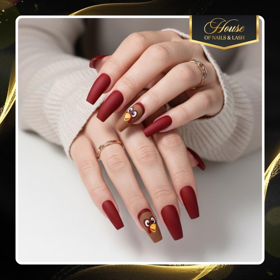 Thanksgiving nail design